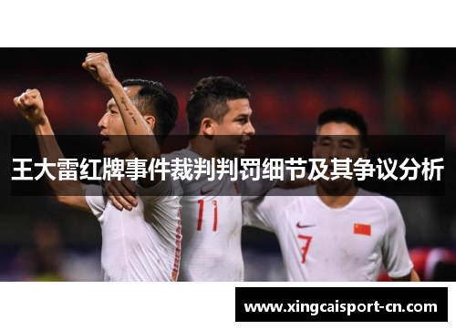 王大雷红牌事件裁判判罚细节及其争议分析